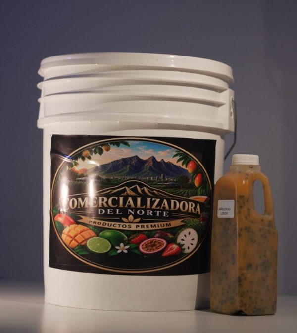 Pulpa de Maracuyá con Semilla Pulpa de maracuyá con semilla, con o sin azúcar. Sabor tropical intenso, 1 L y 18 L.