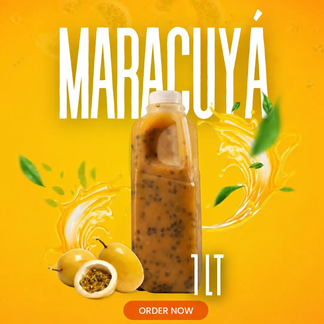 Pulpa de maracuyá con semilla al mayoreo en Monterrey