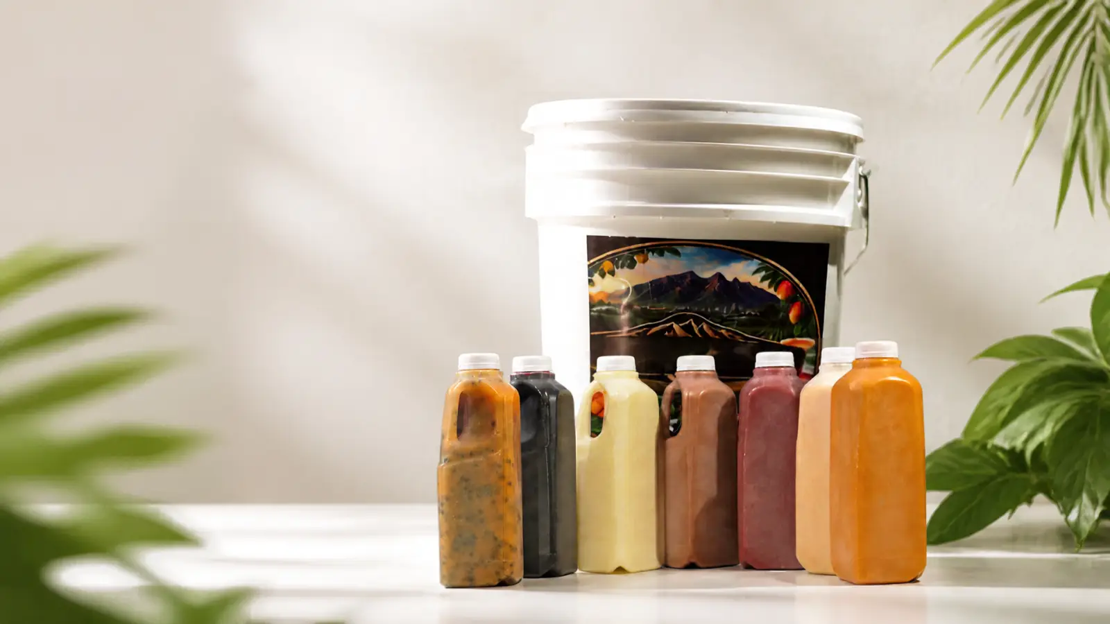 Cubeta de jugos para distribución mayorista en Monterrey
